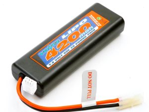 VOLTZ 4200mah ROUND/OVAL CASE 2S 40C 7.4V LIPO STICK PACK - TAMIYA