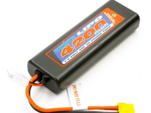 VOLTZ 4200mah ROUND/OVAL CASE 2S 40C 7.4V LIPO STICK PACK - XT60