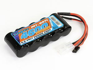 VOLTZ 4600mah 6.0V RECEIVER SUB-C PACK STICK BATTERY w/BEC/JR PLUG