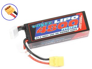 VOLTZ 4800mah HARD CASE 22.2V 50C LIPO STICK PACK XT90