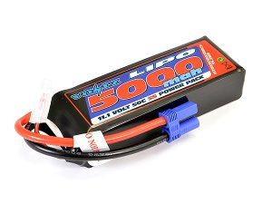 VOLTZ 5000mah 11.V 50C LIPO BATTERY w/EC5