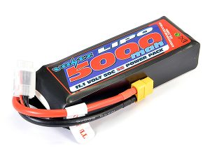 VOLTZ 5000mah 11.V 50C LIPO BATTERY w/XT60
