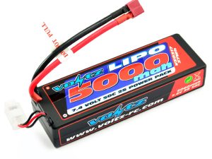 VOLTZ 5000mah 2S 7.4V 50C HARDCASE LiPO STICK BATTERY PACK