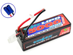 VOLTZ 5000mah HARD CASE 11.1V 50C LIPO STICK PACK EC5