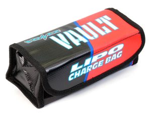 VOLTZ CHARGE VAULT LIPO LOCKER BOX/BAG 18.5cm x 7.5cm X 6cm