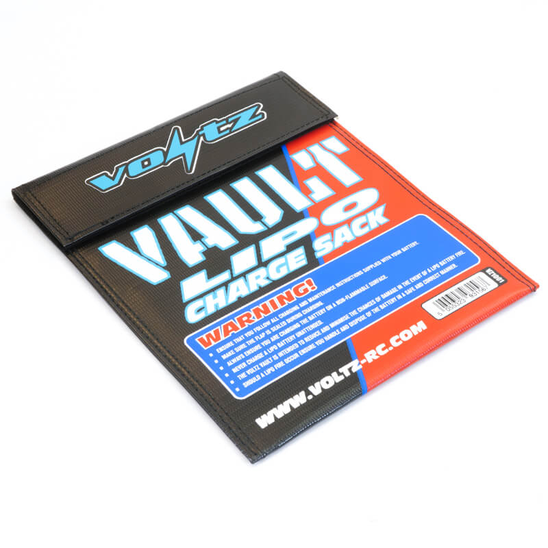 VOLTZ CHARGE VAULT LIPO SACK/BAG MEDIUM 22cm x 18cm