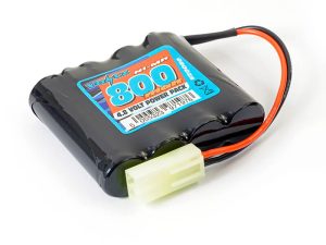 VOLTZ HOBBY 4.8V 800mah NiMH BATTERY W/ MINI TAMIYA PLUG (HE00010)