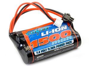 VOLTZ LI-ION 7.4V 1500MAH BATTERY WITH SM2.5 CONNECTOR - POLARITY OPTION 1