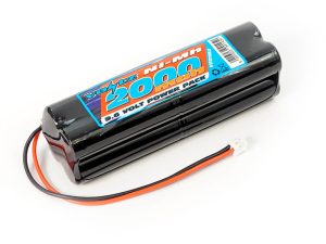 Voltz TX 9.6v 2000Mah NiMH FLAT BATTERY PACK JR/Spectrum and Pulse Stick