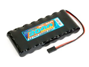 Voltz TX 9.6V 2000Mah NiMH Flat Battery Pack W/Connector