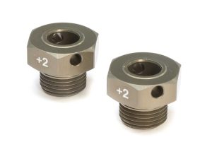 Team Losi Racing Wheel Hexes, 2mm Wider (2): 8X