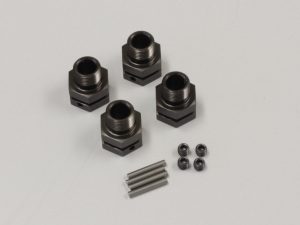 KYOSHO Wheel Hub Inferno ST-RR Gun Metal (4) Medium
