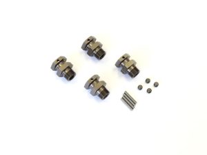 KYOSHO Wheel Hub Inferno ST-RR Gun Metal (4) Wide