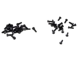 Losi Wheel Screw Set, 3x10mm BH & Cap (20ea): 5IVE-T, MINI WRC