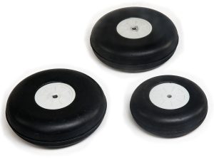 Hangar 9 Wheel Set, 5" (2) & 4" (1): OV-10 Bronco