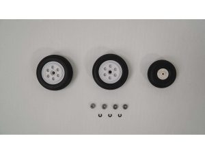 E-flite Wheel Set: F-16 80mm EDF