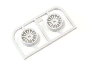 KYOSHO Wheel Set Kyosho Mini-Z AWD Narrow 0 Offset (2) White