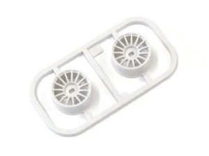 KYOSHO Wheel Set Kyosho Mini-Z AWD Wide 0 Offset (2) White
