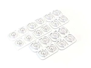 KYOSHO Wheels Set Kyosho Mini-Z MR03 Multi-Offset RAYS RE30 White