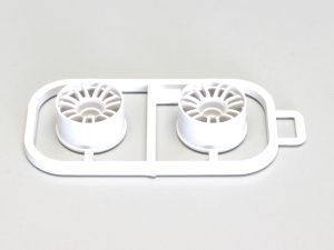 KYOSHO Wheels Set Kyosho Mini-Z MR03 Wide-Offset -1.0 (2) White