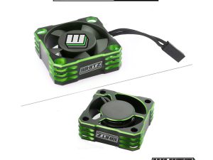 Whitz Racing Whitz- HyperCool Aluminium Fan - 30mm - Neon Green