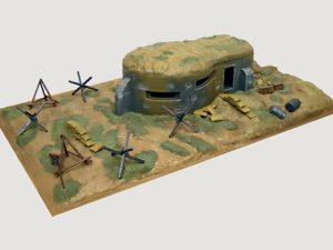 Italeri WWII-BUNKER  AND ACCESSORIES