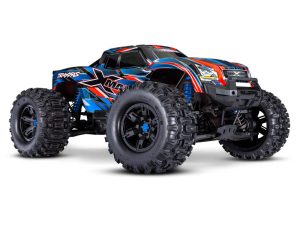 Traxxas X-Maxx Belted 8S 4WD Electric Monster Truck, Blue (+ TQi 2-ch, VXL-8s, Velineon 1200XL, TSM, Belted Tyres)