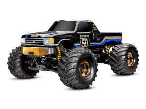 Traxxas X-Maxx Bigfoot 50th Anniversary 8S 4WD Electric Monster Truck (+ TQi 2-ch, VXL-8s, Velineon 1200XL, TSM, Belted Tyres)