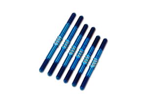 JConcepts XB4 2024 Fin Titanium Turnbuckle Set – Blue