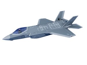 X-Fly XFLY 64MM F-35 LIGHTNING EDF 750MM NO RETRACT WITHOUT TX/RX/BATT