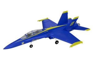 X-Fly XFLY TWIN 40MM F-18 EDF 705MM JET WITHOUT TX/RX/BATT - BLUE