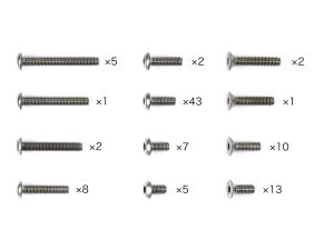 Tamiya XM-01 Titanium Screw Set 