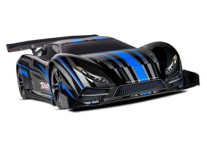 Traxxas XO-1 100MPH+ 1:7 4WD RTR Brushless Electric Supercar, BlueX (+ TQi -2-ch Wireless, Castle Mamba ESC, Big Block 1650kV, TSM)