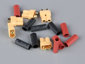 Radient XT30 Female (Battery End) including Heat Shrink (5 pcs)
