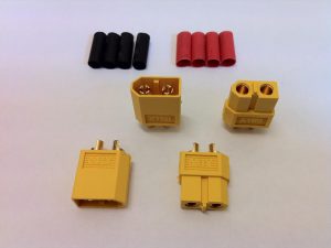 FUSION XT60 Connector Set w/HS 2 pairs