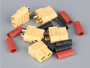 Radient XT60 Female (Battery End) including Heat Shrink (5 pcs)