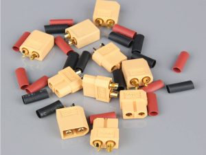 Radient XT60 Pairs including Heat Shrink (5 pcs)
