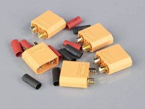 Radient XT90 Male including Heat Shrink (ESC End) (5 pcs)
