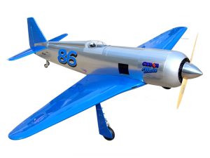 Seagull Yak 11 Reno Racer, Czech Mate (30-35cc) 1.80m / 71in, Pearl Blue / Chrome with Electric Retracts