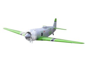 Seagull Yak 11 Reno Racer, Perestroika (30-35cc) 1.80m / 71in, Green / Chrome with Electric Retracts