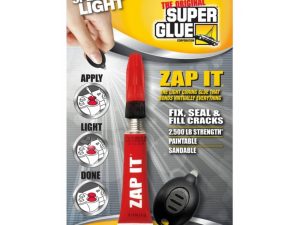 Super Glue Zap IT with Blue Light Activator