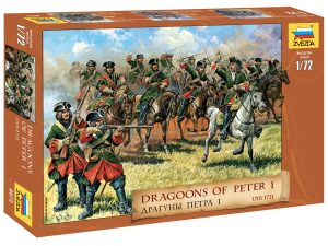 Zvezda Dragoons of Peter the Great (10 Mounted Figures & 9 Foot Soldiers)
