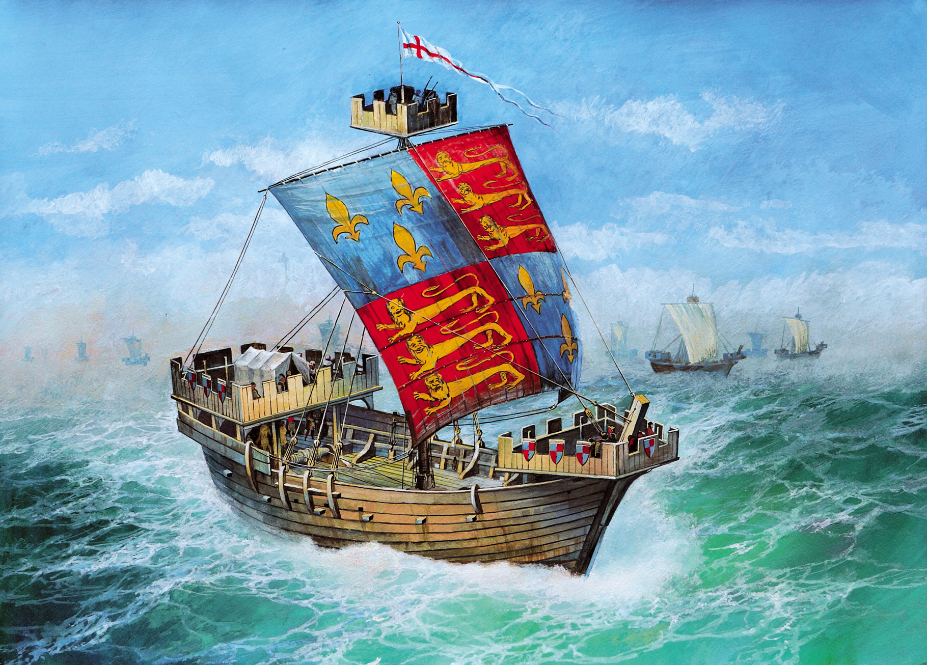 Zvezda English Medieval Ship Thomas