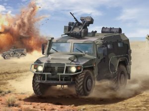 Zvezda GAZ Tiger w/Arbalet