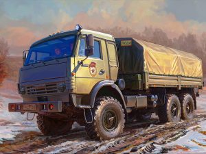 Zvezda Kamaz - 5350 Mustang Truck