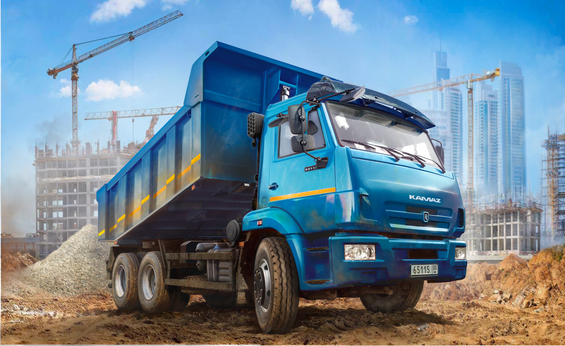 Zvezda Kamaz Dump Truck