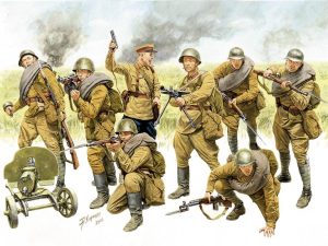 Zvezda Red Army Infantry Set (8 Figures)