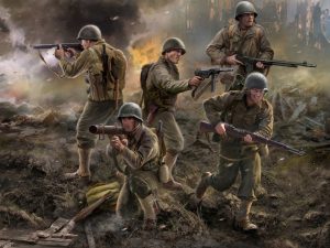Zvezda U.S. Infantry WWII (5 Figures)