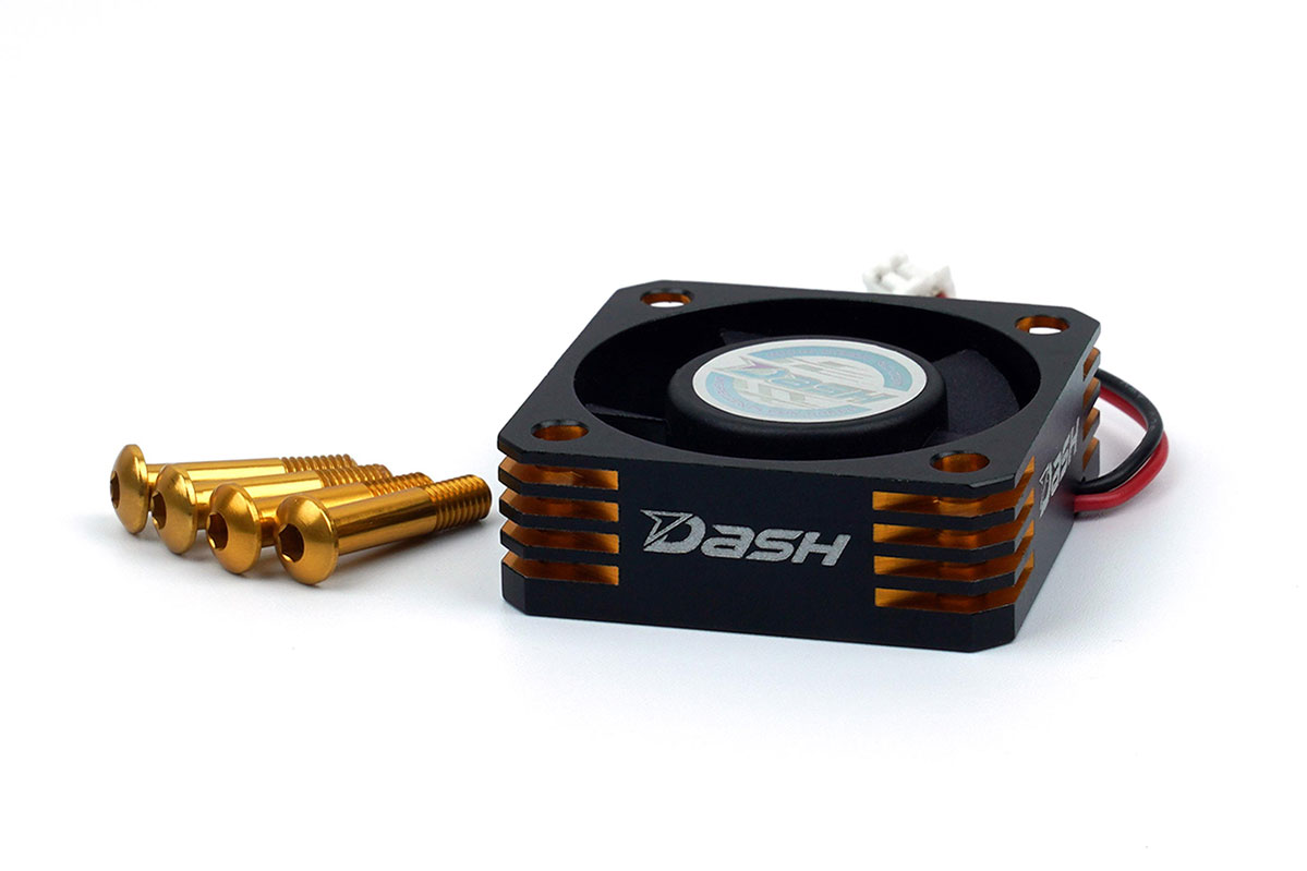 ARROWMAX DASH ULTRA HIGH SPEED ESC COOLING FAN BLACK GOLDEN
