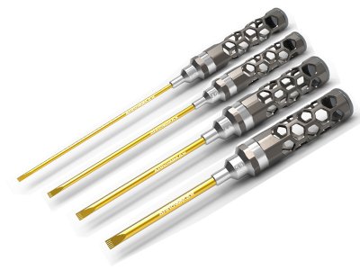 ARROWMAX FLAT HEAD SCREWDRIVER SET 3.0-4.0-5.0 -5.8 (4) HONEYCOMB